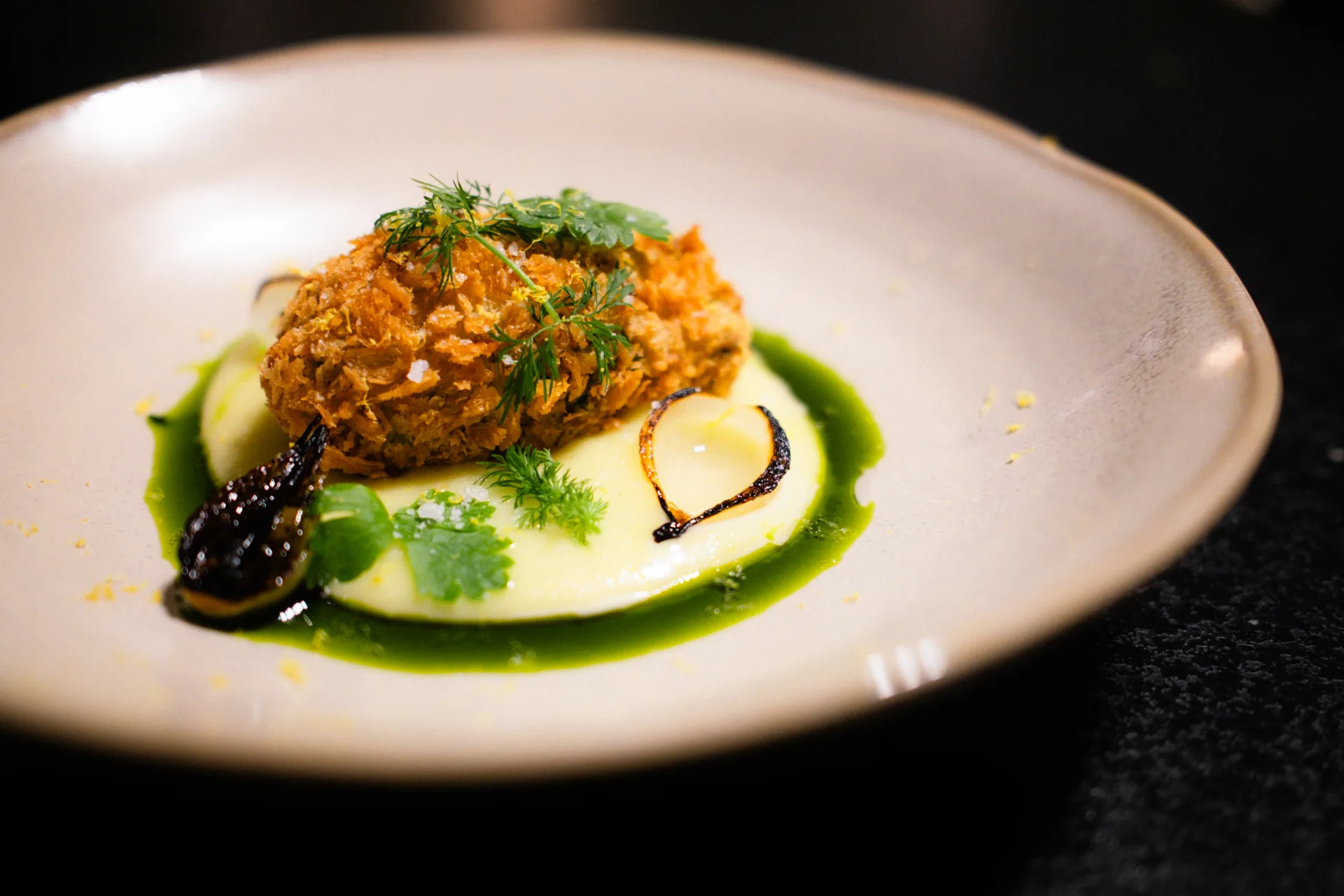 Kundepleje middag — elegant middagsbord af Amalie Krogsøe i Aarhus